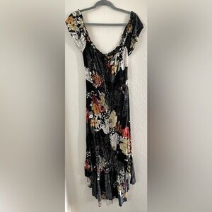 Floral Short Front Long Back Dress